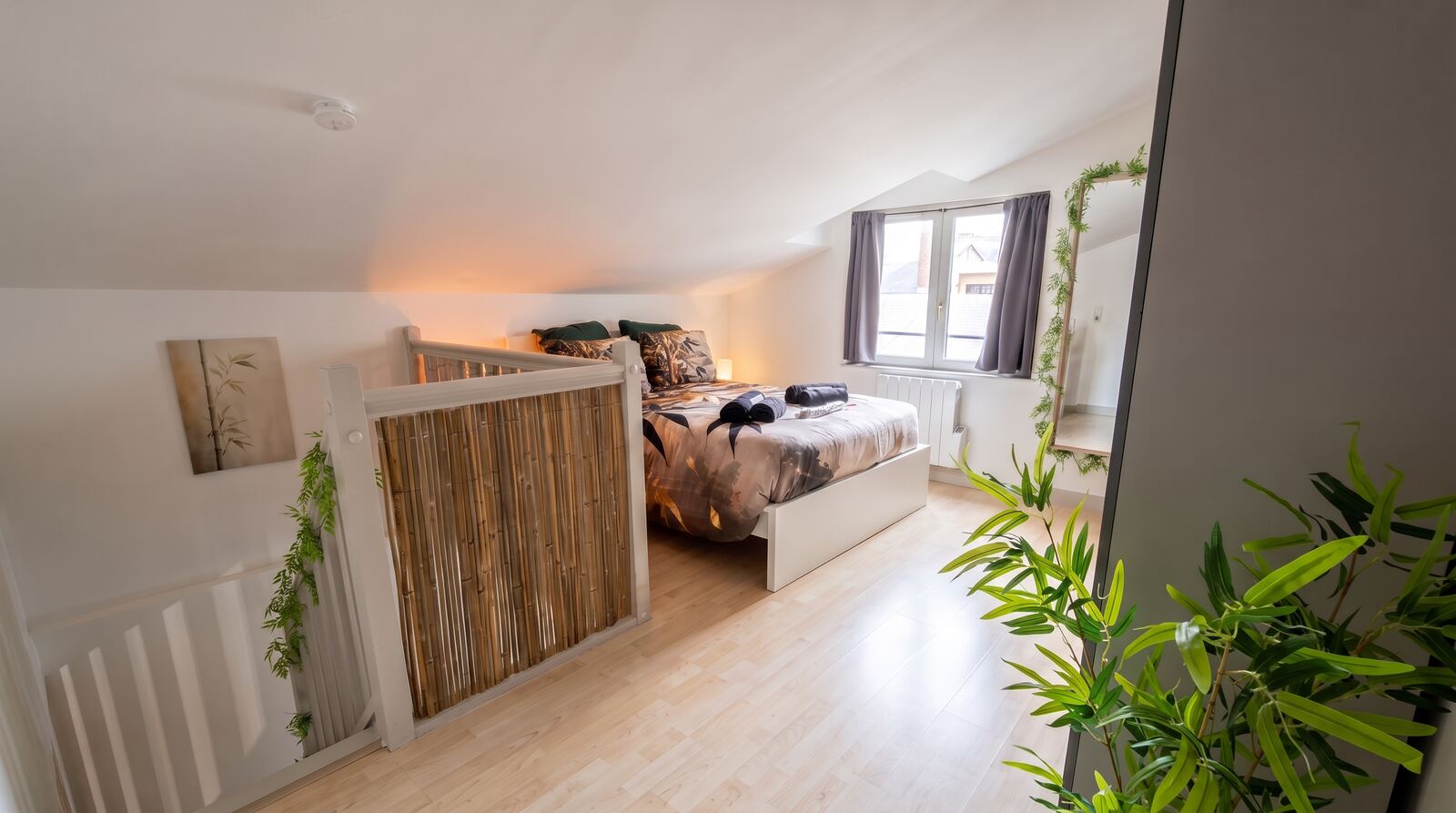 Chambre en mezzanine - Le Bambou